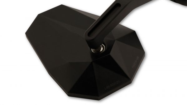 Lenkerendenspiegel Highsider STEALTH X7 schwarz ABS Alu LED Blinker E-geprüft