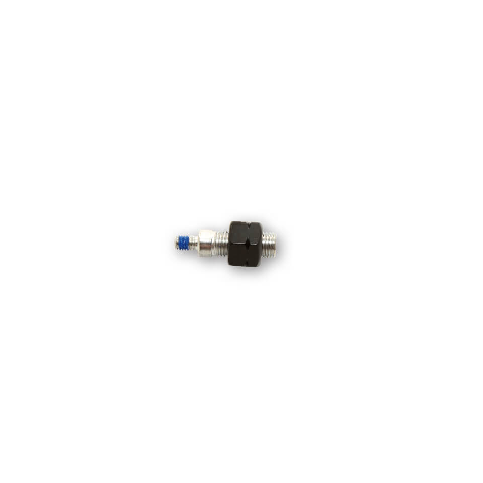 highsider Adapter lusterka M10 x 1,25 mm z gwintem lewym na M6, czarny